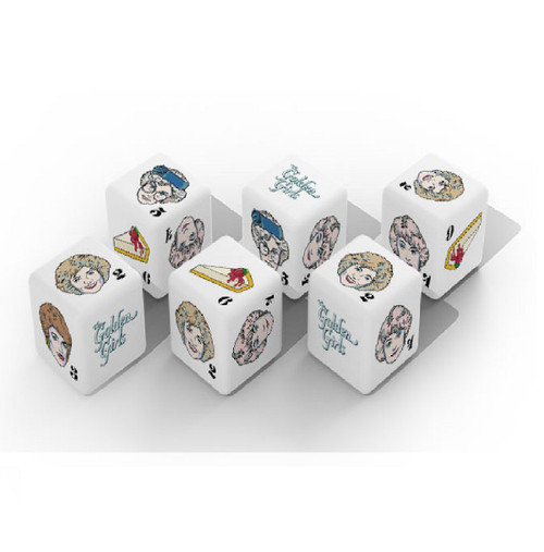 EV-USAAC118-506 Golden Girls 6pc Dice Set EV-USAAC118-506 Golden Girls 6pc Dice Set