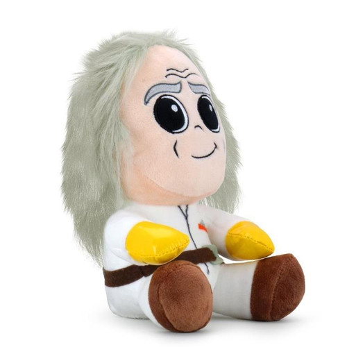 The other side of KidRobot's Phunny Plush Doc Brown 
