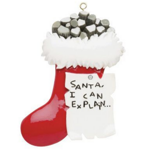 Coal Stocking Personalized - I Can Explain