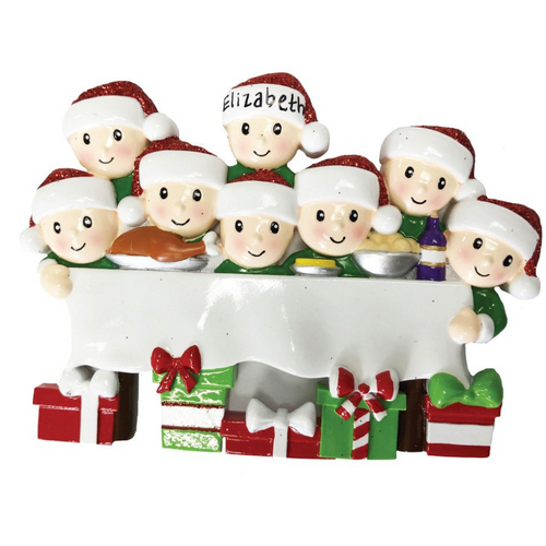 Family of Eight - Dinner Table Family Family of Eight - Dinner Table Family