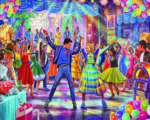Let's Dance Puzzle by White Mountain Let's Dance Puzzle by White Mountain