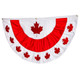 Canadian Maple Leaf Applique Bunting Flag