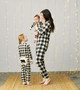 Cream Plaid Matching Family Pajamas for Adults, Kids & Baby