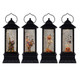 12" Spooky Halloween Glitter Lantern, 4 Assortment 