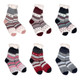 Swiss Alpine Thermal Slipper Socks, 6 Assortment 