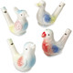 Retro Ceramic Bird Whistle Set of 4