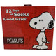 Peanuts 12 Days of Socks Front Packaged View 