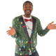 Sequin Suit with Lights Long-Sleeve Christmas Tee by Faux Real