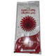 Honeycomb Tissue Paper Red Snowflake Packaged View