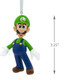 Super Mario Luigi Ornament by Hallmark