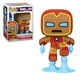 Pop! Heroes: Marvel Holiday Gingerbread Iron Man Funko Figure 50658