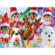 Elf On The Shelf Friends Fur-Ever 100pc Puzzle by MasterPieces Completed View 
