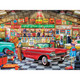 The Auctioneer 750pc Puzzle by MasterPieces Completed View