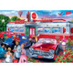 Coca-Cola Diner 1000pc Puzzle by MasterPieces Completed Puzzle View 