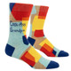 Cool-Ass Grandpa Men's Crew Socks by Blue Q