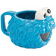 Sesame Street Cookie Monster 20 oz. Sculpted Ceramic Mug Side View 