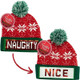 Naughty or Nice Toque with Flipping Sequins 