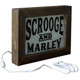 A Christmas Carol Scrooge and Marley Boxed Lighted Sign Lifestyle Photo #3