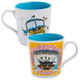The Beatles Magical Mystery Tour Ceramic Coffee Mug Front and Back View