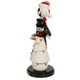 Nightmare Before Christmas Santa Jack with Snowman Nutcracker Left Side View