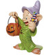 Dopey Halloween with Pumpkin Figure by Jim Shore Left Side View