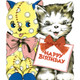 Vintage Birthday Cards - Animal Fun! pack of 10