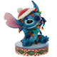 Disney Lilo Wrapped in Christmas Lights Figure by Jim Shore Right Side View