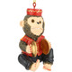 Cymbals Monkey Ornament Front View