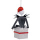 Jack on a Present from Nightmare Before Christmas Ornament by Hallmark - Back View