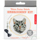 Mini Cross Stitch Embroidery Kit - Cat