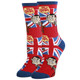 Hanging With Mr. Bean Women's Crew Sock by Oooh Yeah! Socks