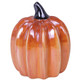 3.375" Pearlized Harvest Ceramic Pumpkins