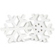 Standing Winter Snowflakes - Set of 2