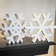 Standing Winter Snowflakes - Set of 2