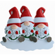 Family of 3 - Gnome Family Personalized Ornament