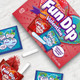 Fun Dip Card and Candy Valentines Kit - Box of 22