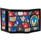 Sonic the Hedgehog Kids Trifold Wallet with Modled Patch