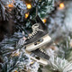 Pair of Black Hockey Skates Ornament