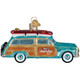 The Beach Boys Surfin' Woody Glass Ornament by Old World Christmas