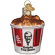 KFC Bucket Of Chicken Glass Ornament by Old World Christmas