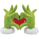 Grinchy Heart and Hands Salt and Pepper Set