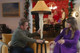 Peter Billingsley and Kelly Clarkson with Leg Lamp