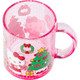 Hello Kitty Holiday Decorating Glass Glitter Mug