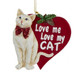 Kitty Cat Christmas Ornaments - Love me