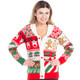 Sweet Treats Ugly Christmas Sweater Cardigan - women