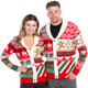 Sweet Treats Ugly Christmas Sweater Cardigan - his and hers