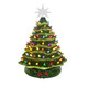 20" Green Ceramic Christmas Tree With Music Unpackaged View