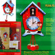 Peanuts Snoopy Christmas Cuckoo Clock Packaged View