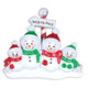 North Pole Personalized Ornament Family of 4