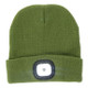 Green Rechargeable LED Toque Lit View